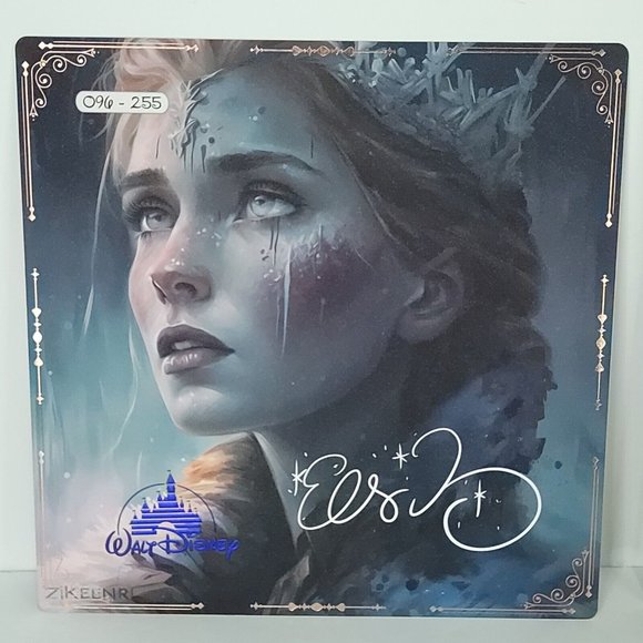 Frozen Elsa Queen Disney 100th Anniversary Limited Art Card Print Big One 96/255